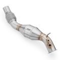 Downpipe RM Motors for BMW E81 E60 E91 E88 116d 316d 520d N47 with Catalyst Euro 3 100 CPSI -3