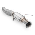 Downpipe RM Motors for BMW E90 E60 E83 E71 M57N2 with Catalyst Euro 3 100 CPSI-2