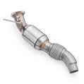 Downpipe RM Motors for BMW E90 E60 E83 E71 M57N2 with Catalyst Euro 3 100 CPSI-4