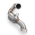 Downpipe for Audi A4 S4 / Avant Quattro / Avant 3.0 TDI OBD without Silencer without Heat Shield-2