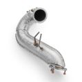 Downpipe for Audi A4 S4 / Avant Quattro / Avant 3.0 TDI without Catalytic Converter without Silencer with Heat Shield-2