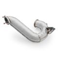 Downpipe for Audi A4 S4 / Avant Quattro / Avant 3.0 TDI without Catalytic Converter without Silencer with Heat Shield-3