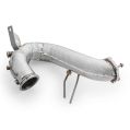 Downpipe for Audi A4 S4 / Avant Quattro / Avant 3.0 TDI without Catalytic Converter without Silencer with Heat Shield-4