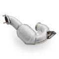 Downpipe for Audi A4 S4 / Avant Quattro / Avant 3.0 TDI without Catalytic Converter with Silencer with Heat Shield-2