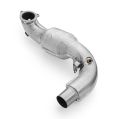 Downpipe RM Motors for Mercedes Amg A35 GPF W177 with Silencer and Heat Shield-5
