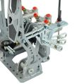 Pedalbox Kit Car Floor Mount with Footrest RacingPedalBoxes - Gray-4