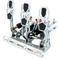 Pedalbox Kit Car Floor Mount with Footrest RacingPedalBoxes - Gray-1