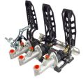 Pedalbox Drifting & Rally Floor Mount with Footrest RacingPedalBoxes - Black-2