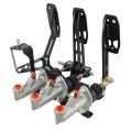 Pedalbox Eco Class Floor Mount Compact RacingPedalBoxes - Black-2