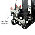 Pedalbox Eco Class Floor Mount Compact RacingPedalBoxes - Black-3