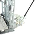 Reverse Pedalbox Floor Mount with Footrest RacingPedalBoxes - Gray-3