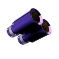 Titanium Exhaust Tips Purple Restomotive-9
