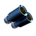 Titanium Exhaust Tips Blue Restomotive-8