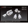 Oval Muffler XForce Twin Loop 2.25