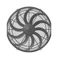 Axial Pull Radiator Cooling Fan SPAL 12V VA18-AP71/LL-42S BT KS 385 MM-1
