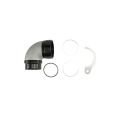 LockSleeve Turbo Adapter Compressor Outlet 2.50″ to 90 Elbow Hose Barb 2.50″ Turbosmart-5