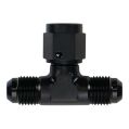 6AN Male Flare to Female Flare Swivel Tee on 90 DeatschWerks-1