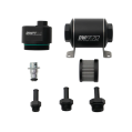 DWFFR-X 70mm Billet Fuel Filter Regulator 10 Micron with 3/8in Fittings DeatschWerks-1