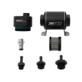 DWFFR-X 70mm Billet Fuel Filter Regulator 10 Micron with 5/16in Fittings DeatschWerks-1
