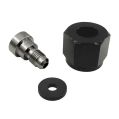 AN4 Bottle Nipple and Nut for CO2 Valve with Gasket Nitrous Express NX 11713-1