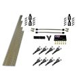 8-Cyl Shark Plumb Kit without Solenoids with 300Hp Jets with All Necessary Hardware Nitrous Express NX 13389-1