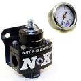 NX Billet Fuel Pressure Regulator without Bypass with Fuel Pressure Gauge Nitrous Express NX 15952-1