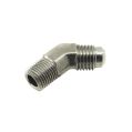 Fitting Adapter AN4 Male x 1/4 NPT 45 Degree Nitrous Express NX 16092-1