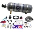 LS Single Entry 90mm Plate Hardline System with 12Lb Carbon Bottle (50-400Hp) Nitrous Express NX 20934S-12-1