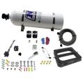 4500 Conventional Plate System Gasoline Stage 6 50-300Hp with 15Lb Bottle Nitrous Express NX 30070-15-1