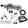 4500 Conventional Plate System Alcohol Stage 6 50-300Hp with 15Lb Bottle Nitrous Express NX 30075-15-1