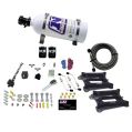 Dual 4150 Conventional Plate System Alcohol Stage 6 50-300Hp with 5Lb Bottle Nitrous Express NX 30245-05-1