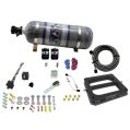 4500 Hitman Dominator Nitrous Plate System 100-150-200Hp with 12Lb Carbon Bottle Nitrous Express NX 40070-12-1