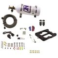 Q-Jet Holley Spreadbore Hitman Nitrous System 100-150-200Hp with 12Lb Carbon Bottle Nitrous Express NX 40080-12-1