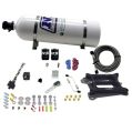 4150 Conventional Plate System Alcohol Pro-Power 100-500Hp with 15Lb Bottle Nitrous Express NX 50045-15-1