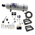 Dual 4500 Conventional Plate System Gasoline Pro-Power 100-500Hp with 15Lb Bottle Nitrous Express NX 50270-15-1