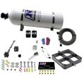 8500 Billet Crossbar Plate System Single Stage 100-500Hp with 15Lb Bottle Nitrous Express NX 63980-15-1