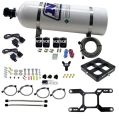 4500 Billet Crossbar Plate System Dual Stage 100-1000Hp with 15Lb Bottle Nitrous Express NX 66047-15-1