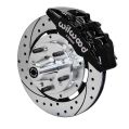 Wilwood 140-10738 Forged Dynapro 6 Front Brake Kit Hub 12.19 Drilled Black for Cadillac Chevrolet GMC Pontiac-1
