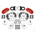 Wilwood 140-12947-R Forged Dynapro 6 Big Brake Front Brake Kit 12.19 Red for Ford-2