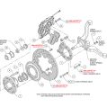Wilwood 140-12947-R Forged Dynapro 6 Big Brake Front Brake Kit 12.19 Red for Ford-3