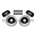 Wilwood 140-12996 Forged DPHA Front Brake Kit 10.32 Drilled Black for Honda Acura-2
