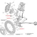 Wilwood 140-13886-D AERO6 Big Brake Front Brake Kit 14.00 Drilled Black for Ford-3