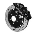 Wilwood 140-13886-D AERO6 Big Brake Front Brake Kit 14.00 Drilled Black for Ford-1