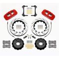 Wilwood 140-13886-DR AERO6 Big Brake Front Brake Kit 14.00 Drilled Red for Ford-2