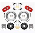 Wilwood 140-13886-R AERO6 Big Brake Front Brake Kit 14.00 Red for Ford-2