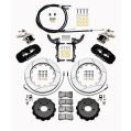 Wilwood 140-13888 AERO4-MC4 Big Brake Rear Parking Brake Kit 14.00 Black for Ford-2