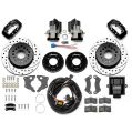 Wilwood 140-16164 Forged Dynalite Rear Brake Kit 12.19 Drilled Black-2