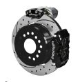 Wilwood 140-16164 Forged Dynalite Rear Brake Kit 12.19 Drilled Black-1