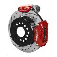 Wilwood 140-16164 Forged Dynalite Rear Brake Kit 12.19 Drilled Red-1