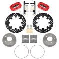 Wilwood 140-17568-DR NDPR Front UTV Brake Kit Drilled Red for Polaris RZR-2